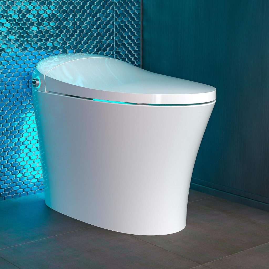 SWAN S-Pro Toilet - Smart Bidet Toilet System with Heat, Automatic Flushing, LED lights