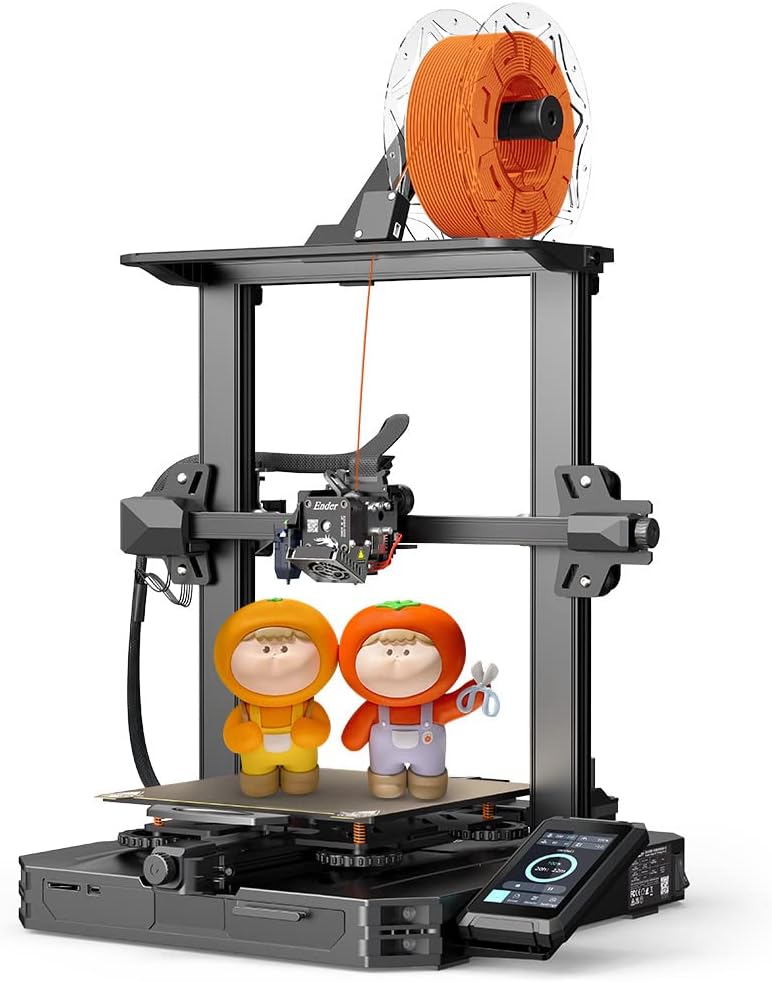 2024 New Version Creality Ender 3 S1 Pro with 200mm/s Printing Speed, Sprite Direct Extruder CR Touch Auto Leveling 300℃ High-Temp Printing, Dual Z-axis