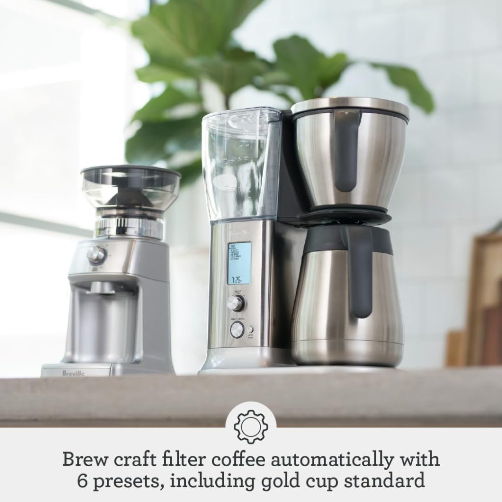 Breville Precision Brewer Drip Coffee Machine BDC450BSS, Thermal Carafe
