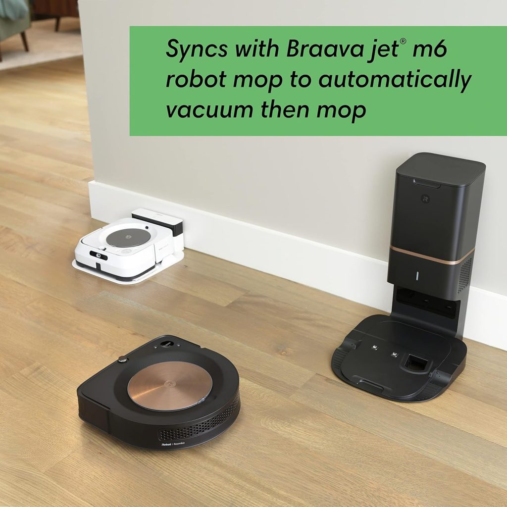 iRobot Roomba s9+ Self Emptying Robot Vacuum - Self-Empty for 60 Days, Detects & Cleans Around Objects in Your Home, Smart Mapping, Powerful Suction