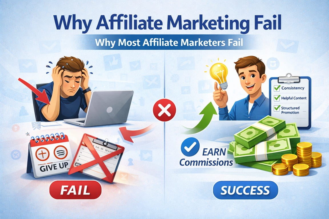 Why Most Affiliate Marketers Fail