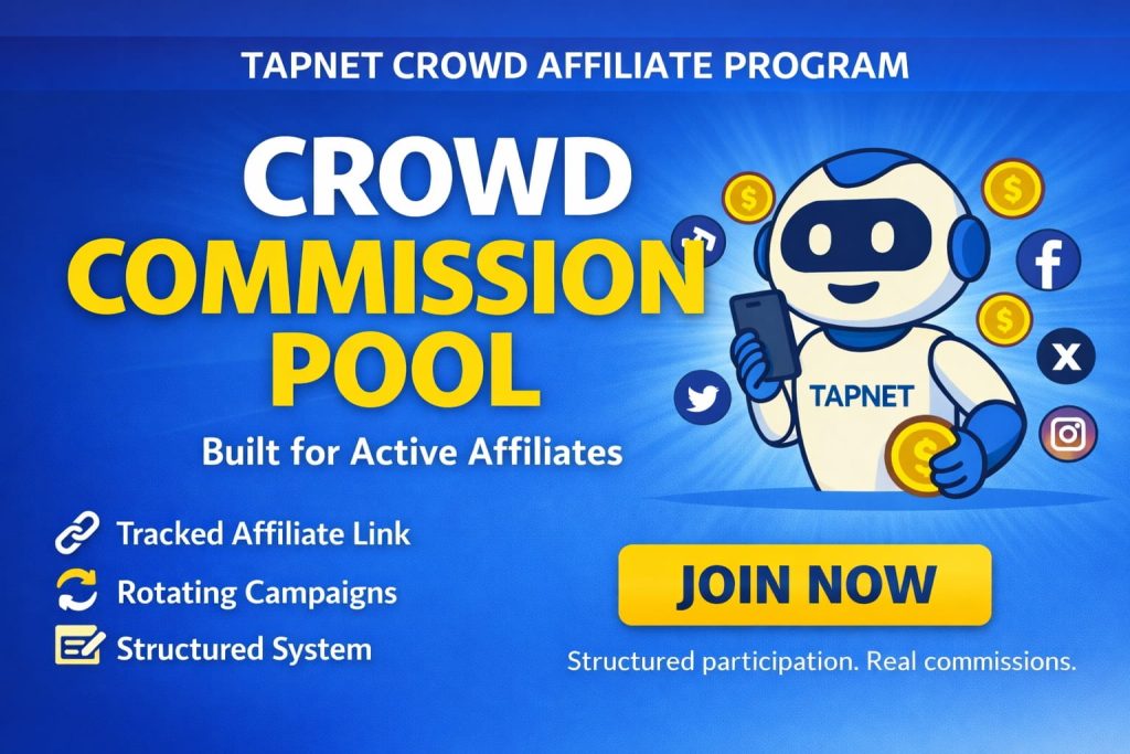 tapnet crowd affiliate program