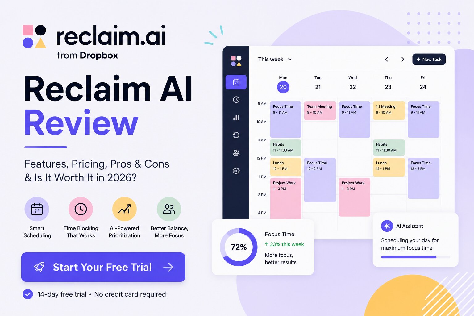 Reclaim AI Claim Your Free Trial